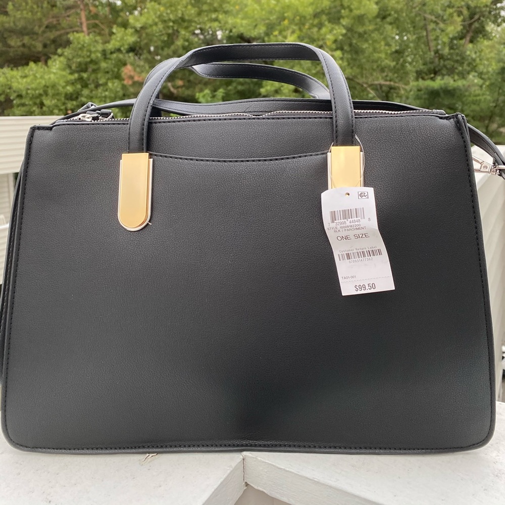 NWT Alfani Multi Zip Satchel - Picture 10 of 14